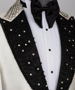 Valerio MilanoMen's Silk And Wool Front One Button Custom Design Vest Suit