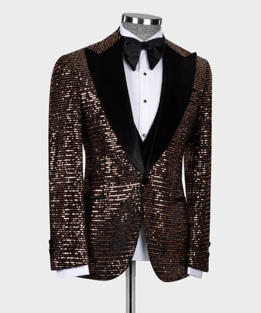Valerio Milano Velvet Tuxedo Copper-Black