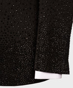 Valerio Milano Black Gem Stone Black Custom Tuxedo Suit