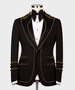 Valerio Milano Men's Custom Desing Tuxedo Classic Vest Suit W/ Pant