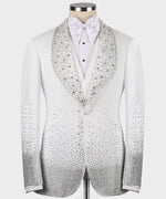 Valerio MilanoGem Stone Detailed White Special Tuxedo