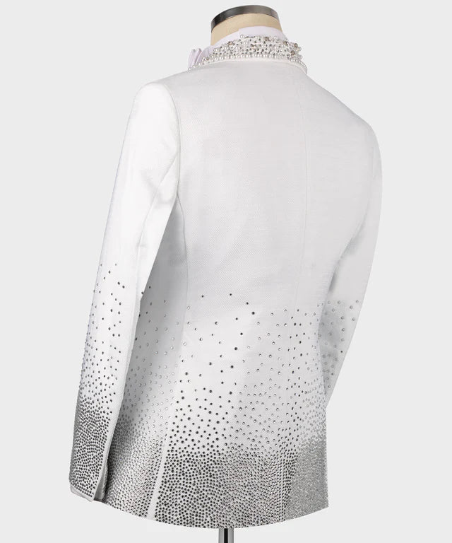 Valerio MilanoGem Stone Detailed White Special Tuxedo