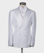 Cream Satin Collar Cream Classic Tuxedo