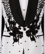 Valerio MilanoFlower Embroidered White Custom Tuxedo