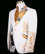 Valerio MilanoMen's Luxury Handmade Tuxedo Front One Button Custom Desing Vest Suit