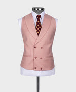 Valerio Milano 3-Piece Italian Men's Suit100% Wool Front 2 Button Triple Classic Suit Straight Leg Trouser