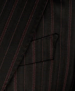 Valerio Milano 3-Piece Italian Men's Suit Black 100% Wool Triple Classic Vest Suit W/ Straight Leg Trousers
