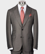 Valerio Milano 3-Piece Italian Men's Suit Gray 100% Wool Dot Seam Triple Classic Suit W/ Straight Leg Trousers
