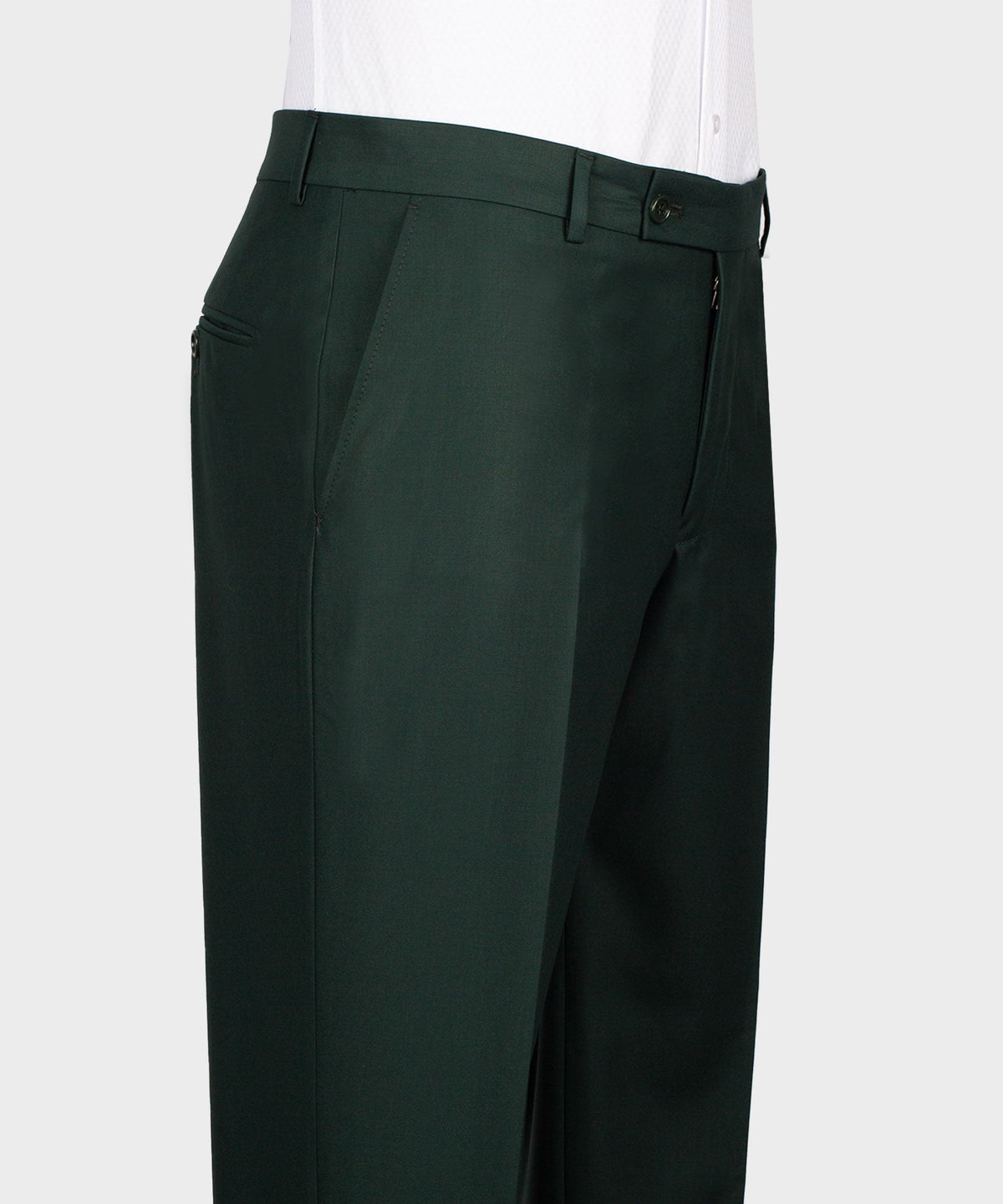 Valerio Milano Men's Dark Green 100% Silk Satin Custom Desing Classic Vest suit