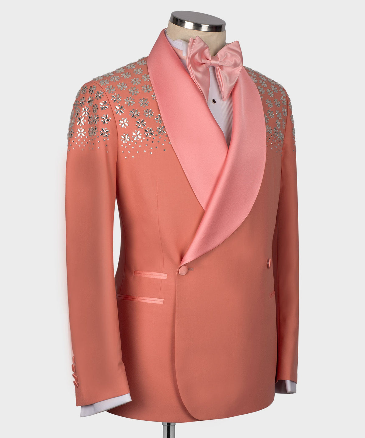 Valerio Milano Men's Dark Pink 100% Silk Satin Custom Desing Classic Vest suit W/ Pant