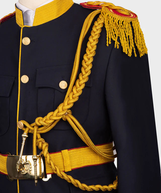 Valerio Milano-Military Themed Custom Desing Blue Tuxedo
