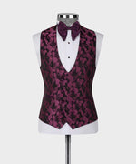 Valerio MilanoDouble Lapeled Purple Tuxedo