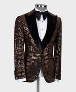 Valerio Milano Velvet Tuxedo Copper-Black