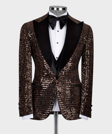 Valerio Milano Velvet Tuxedo Copper-Black