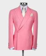 Valerio Milano Double Breasted Pink Men’S Suit