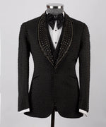 Black Handmade Custom Desing Tuxedo