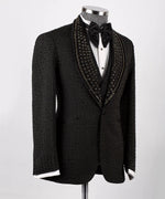 Black Handmade Custom Desing Tuxedo