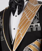 Valerio Milano Painting Black Tuxedo