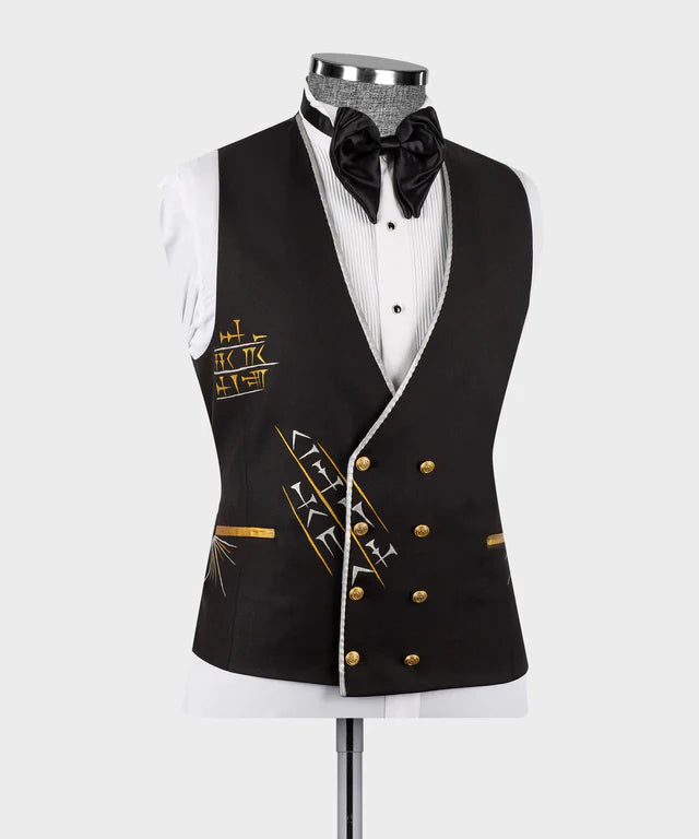Valerio Milano Painting Black Tuxedo