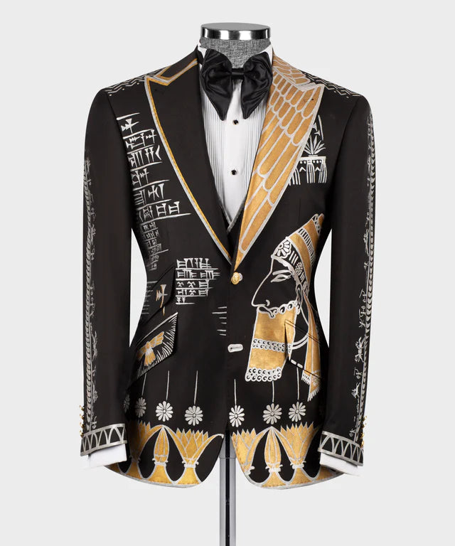 Valerio Milano Painting Black Tuxedo
