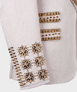 Valerio Milano Men's White Custom Desing Front One Button Vest Suit W/ Pant