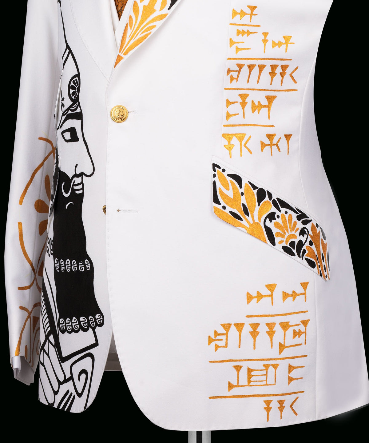 Valerio MilanoMen's Luxury Handmade Tuxedo Front One Button Custom Desing Vest Suit