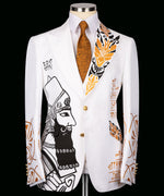 Valerio MilanoMen's Luxury Handmade Tuxedo Front One Button Custom Desing Vest Suit