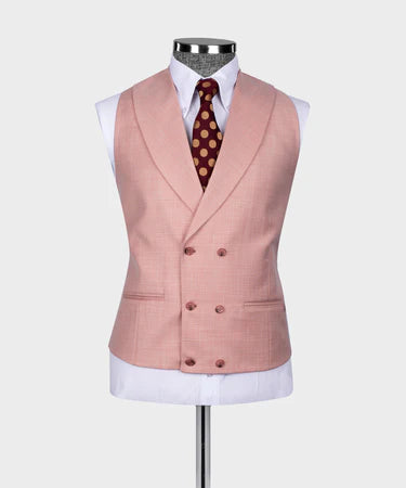 Valerio Milano 3-Piece Italian Men's Suit100% Wool Front 2 Button Triple Classic Suit Straight Leg Trouser