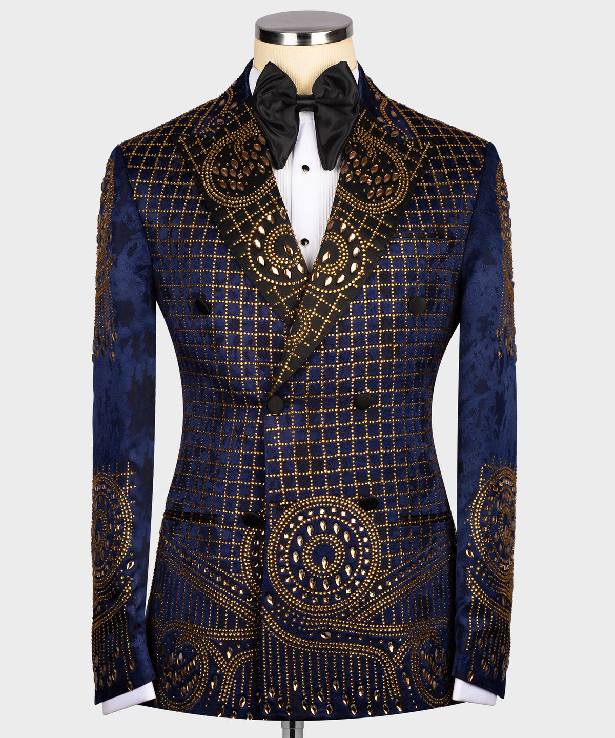 Valerio Milano Men's Blue100% Silk Satin Custom Desing Classic Vest Suit W/ Pant